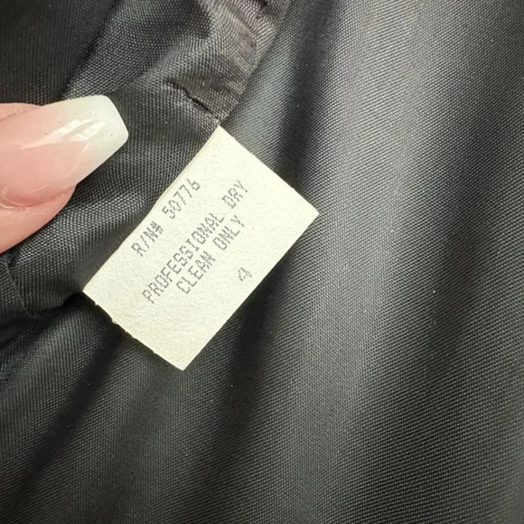 Vintage Cache Gold Label Rockabilly Pinup Ruffle Polka Dot Midi Dress Size 4 S - Picture 10 of 12